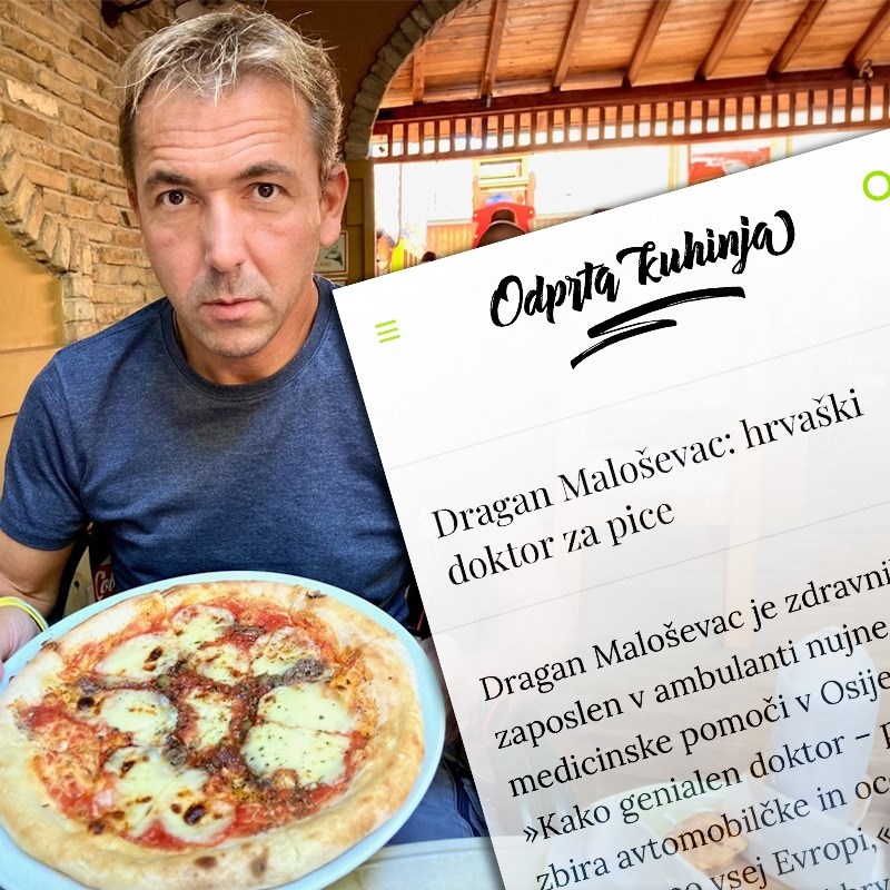 Slovensko Delo o Indexovom lovcu na pizze: "Hrvatski doktor za pizze"