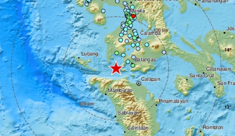 Potres jačine 6.7 po Richteru pogodio Filipine