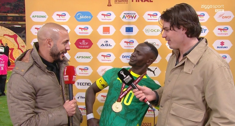 Sadio Mane davao intervju nakon Afričkog kupa nacija. Onda je shvatio s kim razgovara