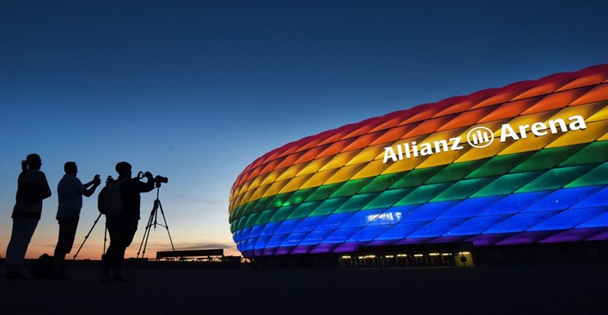 Homofobnom Orbanu i mađarskim huliganima stadion u duginim bojama