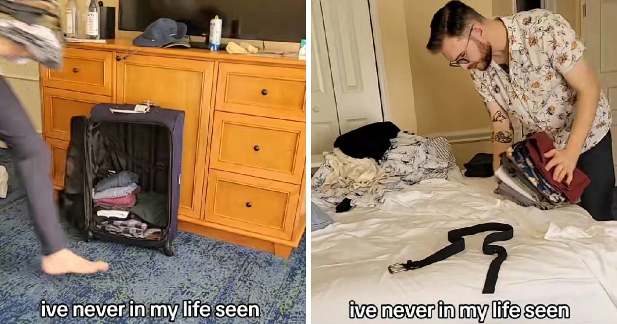 Muškarac postao viralan zbog načina na koji pakira odjeću u kofer 🤣