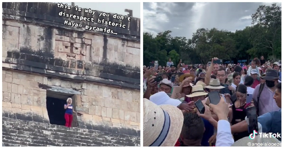 Turistkinja se popela na drevnu piramidu, bijesna rulja za nju traži zatvorsku kaznu