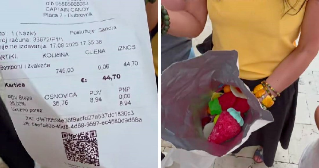 Slatkiši u Dubrovniku koštali je 45 eura, ljudi ljuti: "Taj grad je turistička zamka"