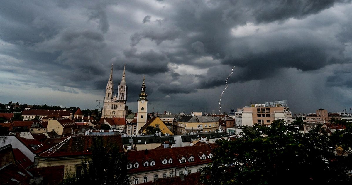 Promjena vremena tek je počela. DHMZ izdao priopćenje: Moguće poplave, tuča, pijavice