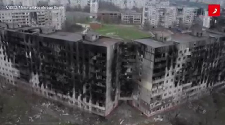 VIDEO Rusija objavila snimke dronom, prikazuju razoren Mariupolj