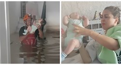 U poplavama u Grčkoj spašena je beba, pogledajte emotivan prizor