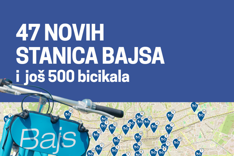 Širi se Bajs. Zagreb dodaje još 500 bicikala i 47 novih stanica