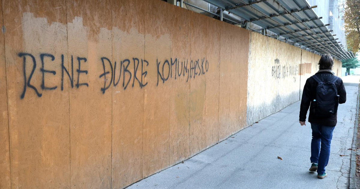 U Ilici osvanuo grafit "Rene, đubre komunjarsko"