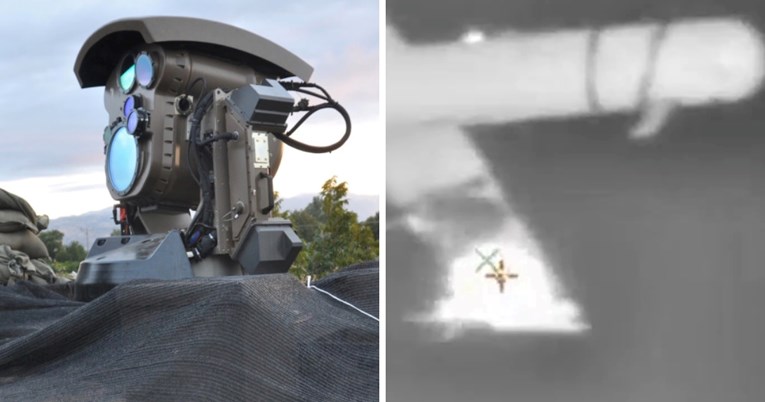 Izrael objavio snimku kako laserima ruši dronove