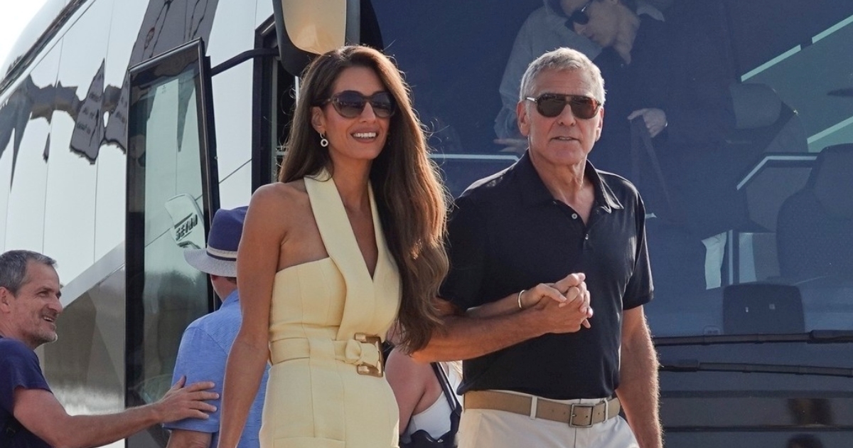 Amal Clooney zablistala u maslac žutoj haljini i ukrala show u Italiji