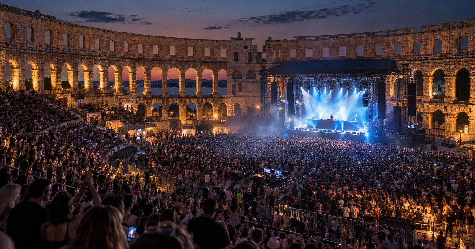Za ovaj koncert u Istri 95% karata kupljeno je izvan Hrvatske