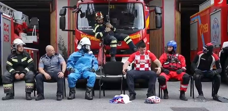 Navijački video zagrebačkih vatrogasaca postao hit: "Spremni za požar i za utakmicu"