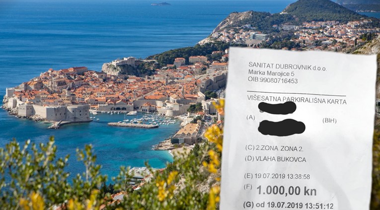 Parkirali u 2. zoni u Dubrovniku i dobili 1000 kuna kazne