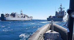 FOTO Pogledajte kako je izgledala vježba NATO-ovih brodova kod Dubrovnika
