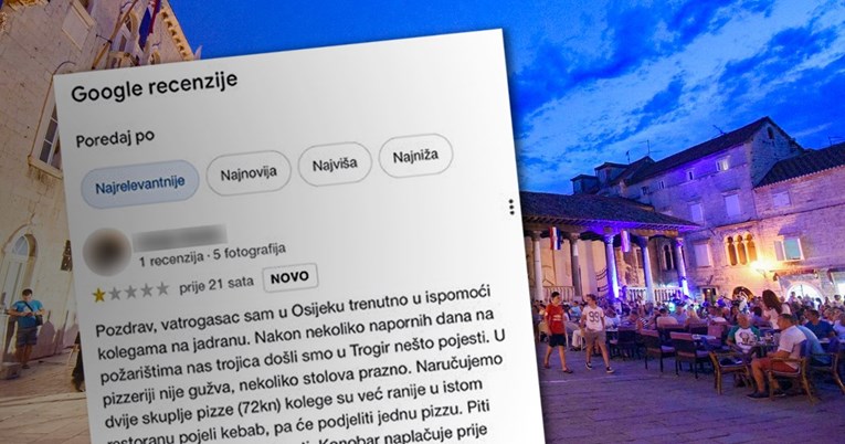 Slavonski vatrogasci doživjeli neugodno iskustvo u pizzeriji u Trogiru: "Dno turizma"