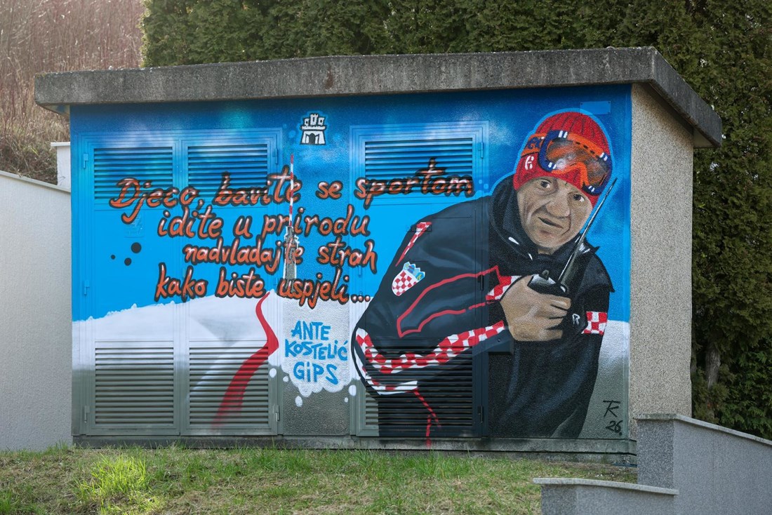 U Zagrebu osvanuo mural posvećen Anti Kosteliću Gipsu
