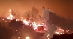 VIDEO Pogledajte kako izgleda požar kod Omiša
