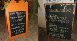 Natpisi ispred pelješkog restorana nasmijali goste: Platiš tri paprike, dobiješ dvije