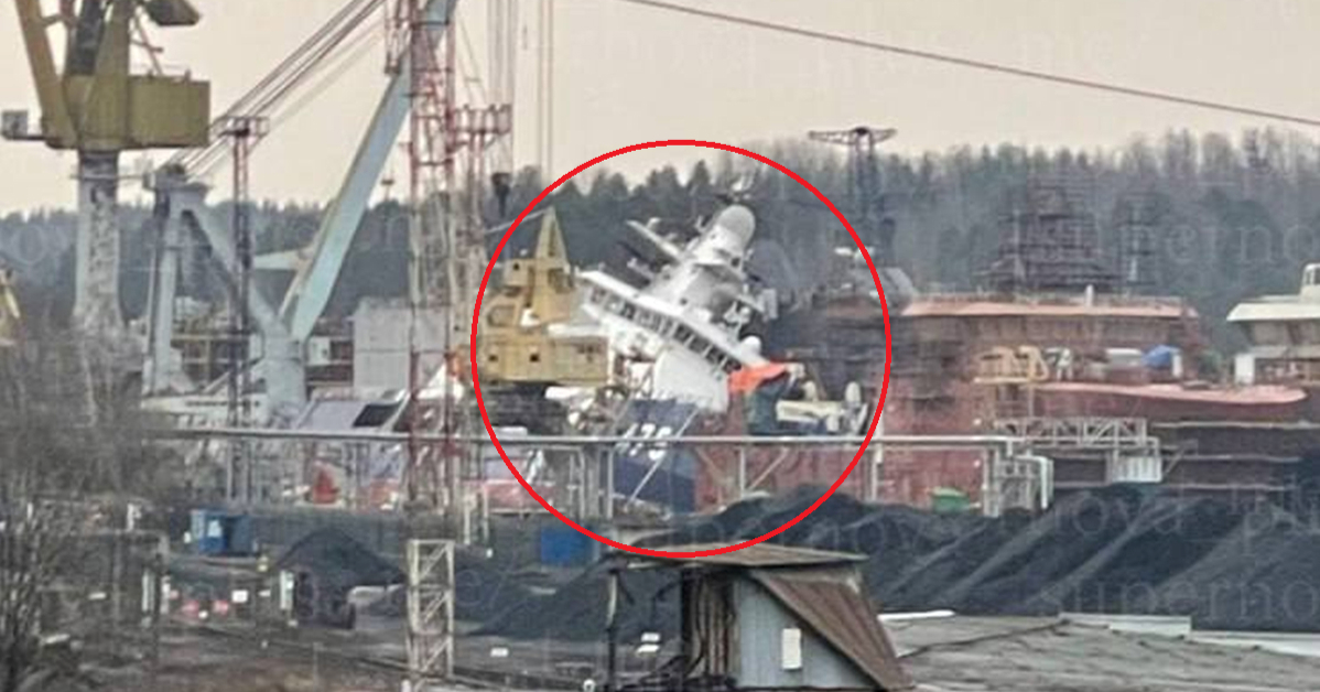 FOTO Ukrajinci: Pogodili smo FSB-ov ledolomac