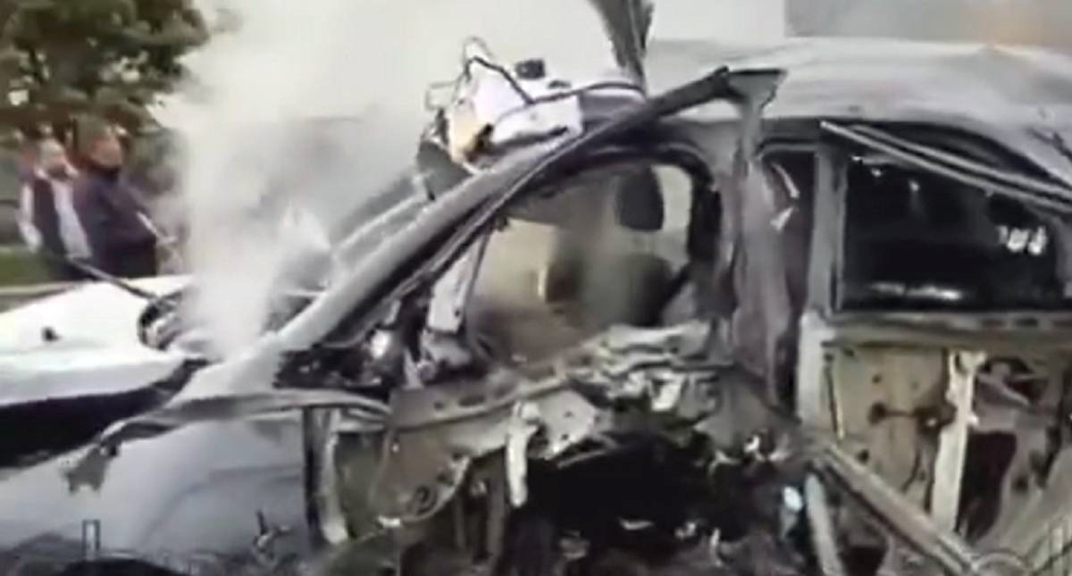 VIDEO Ukrajinci na Krimu raznijeli auto s ruskim mornaričkim kapetanom