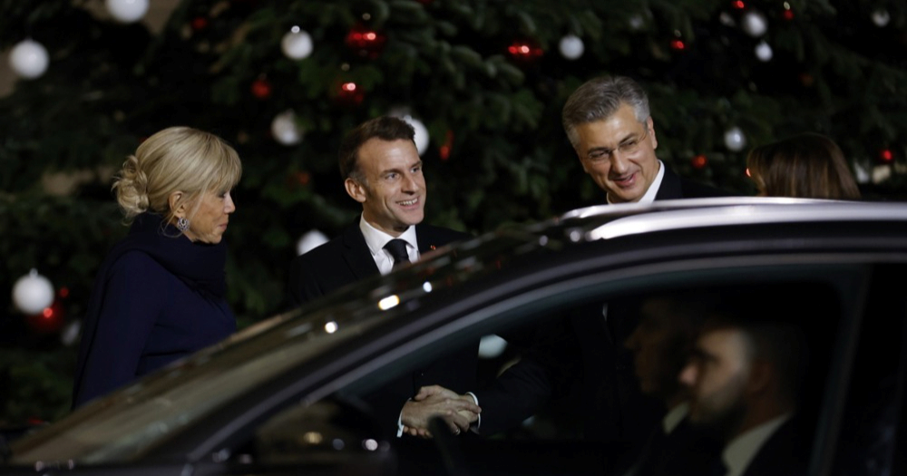 Macron priredio večeru Plenkoviću i hrvatskom izaslanstvu u Parizu