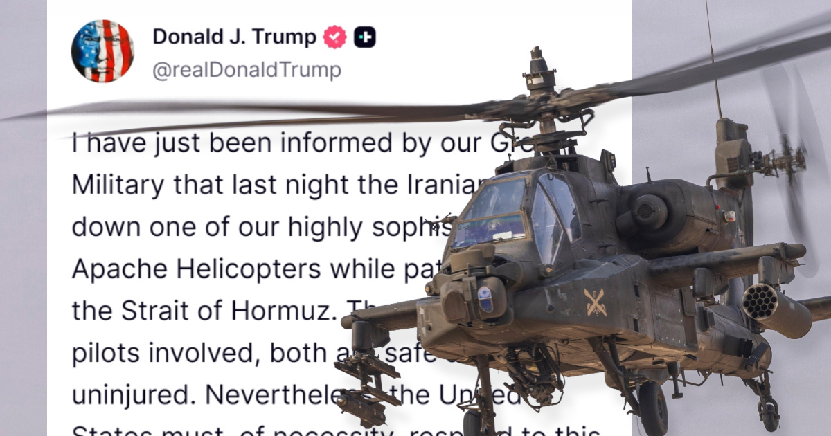 Trump: Iran je srušio američki helikopter u Hormuzu. Odgovorit ćemo