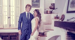 Rakitić i Raquel objavili fotke s vjenčanja, svu pažnju ukrao šlep na vjenčanici