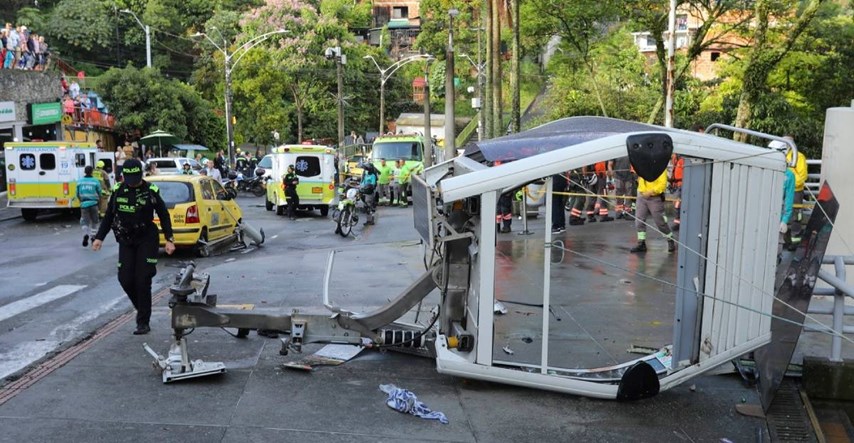 VIDEO Pala kabina žičare u Kolumbiji. Jedna osoba poginula
