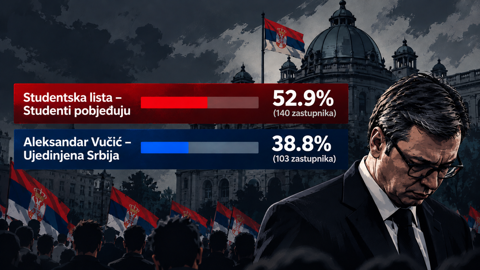 Studenti proglasili pobjedu. Vučić priznao poraz