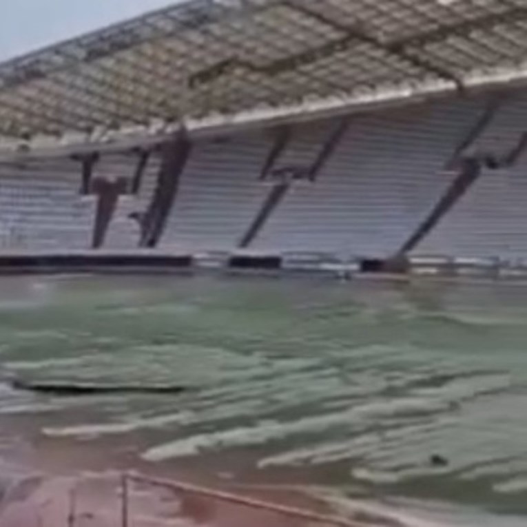 Pogledajte kako izgleda šteta na terenu Poljuda nakon velikog nevremena u Splitu