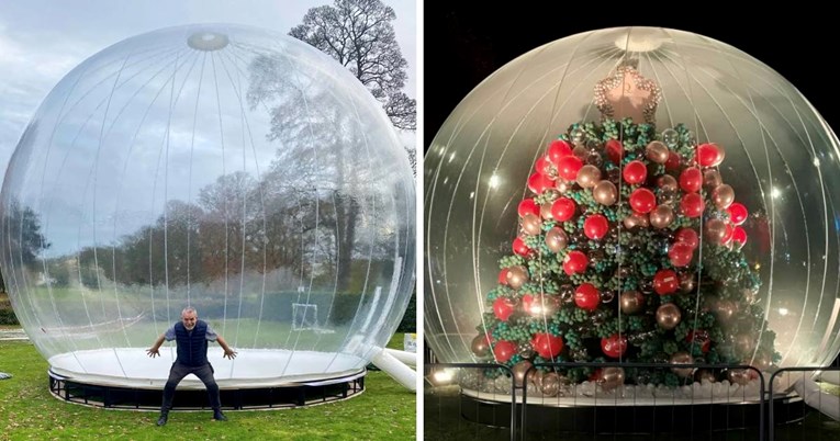 Ispred jednog hotela u Engleskoj osvanulo božićno drvce od 100.000 balona 