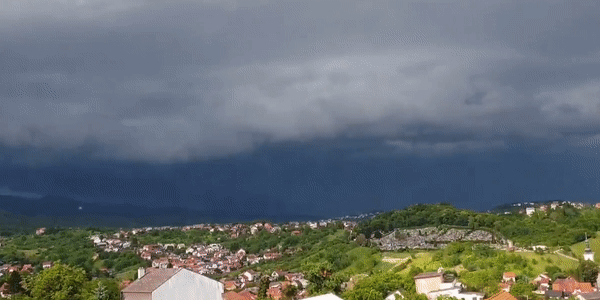 Od duge do leda veličine lješnjaka: Pogledajte timelapse nevremena u Zagrebu