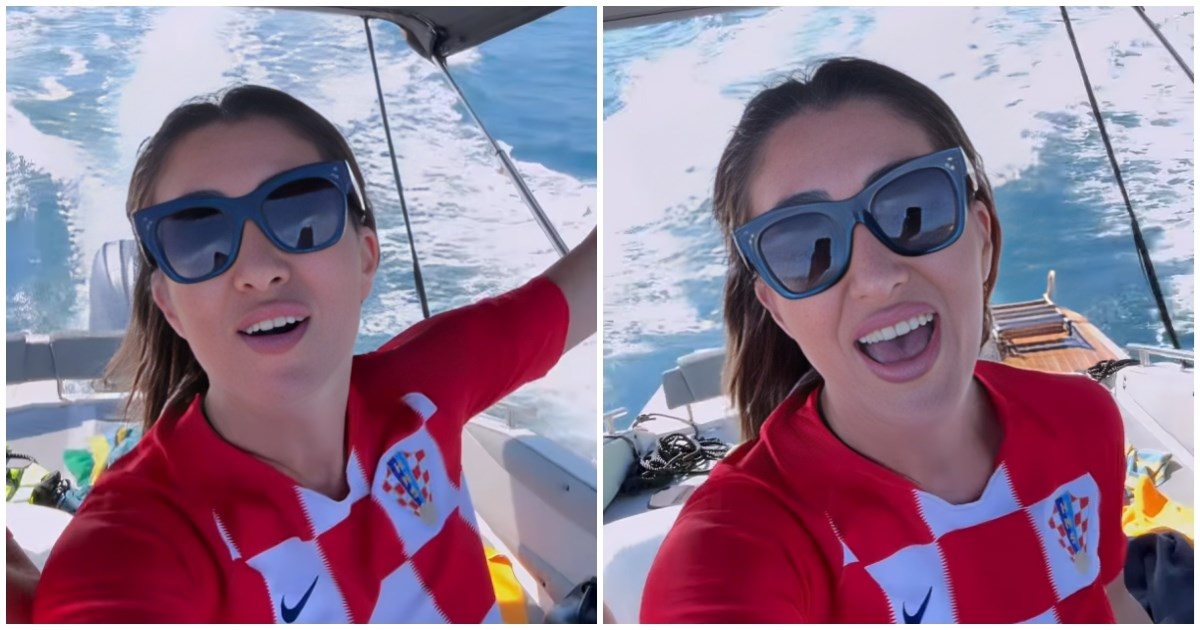 "Srce Vatreno": Hana Hadžiavdagić pozirala u hrvatskom dresu