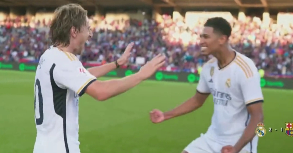 Evo što je Modrić rekao Bellinghamu dok su slavili pobjedu protiv Barcelone