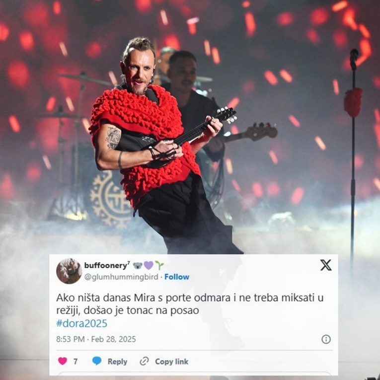 Hrvati se na X-u šalili nakon drugog polufinala Dore: "Tonac došao na posao"