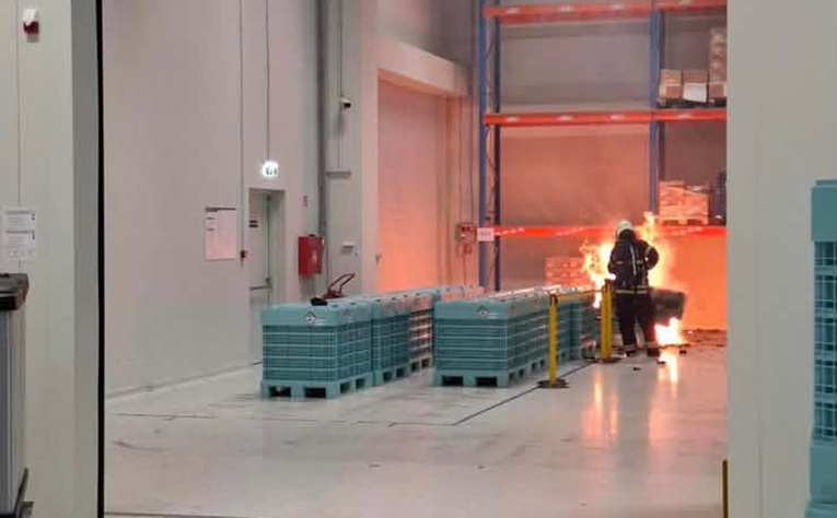 Požar u Rimčevom kampusu u Svetoj Nedelji. Rimac: Paleta pala, ništa strašno