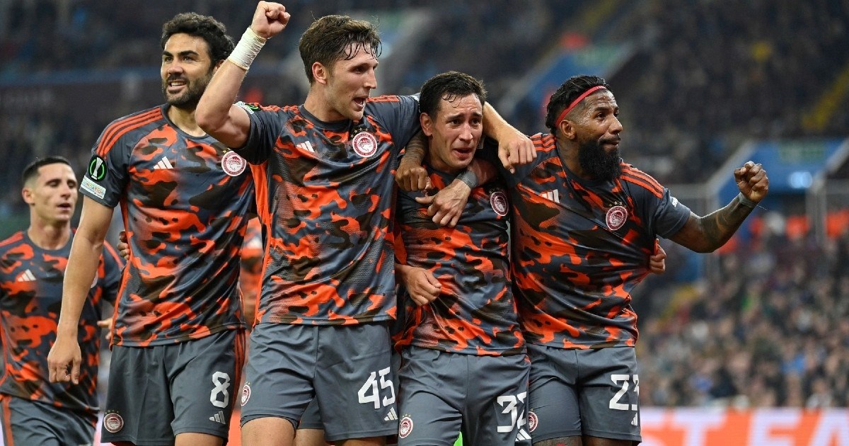 Olympiakos deklasirao Aston Villu sa 6:2 u dvomeču za finale Konferencijske lige