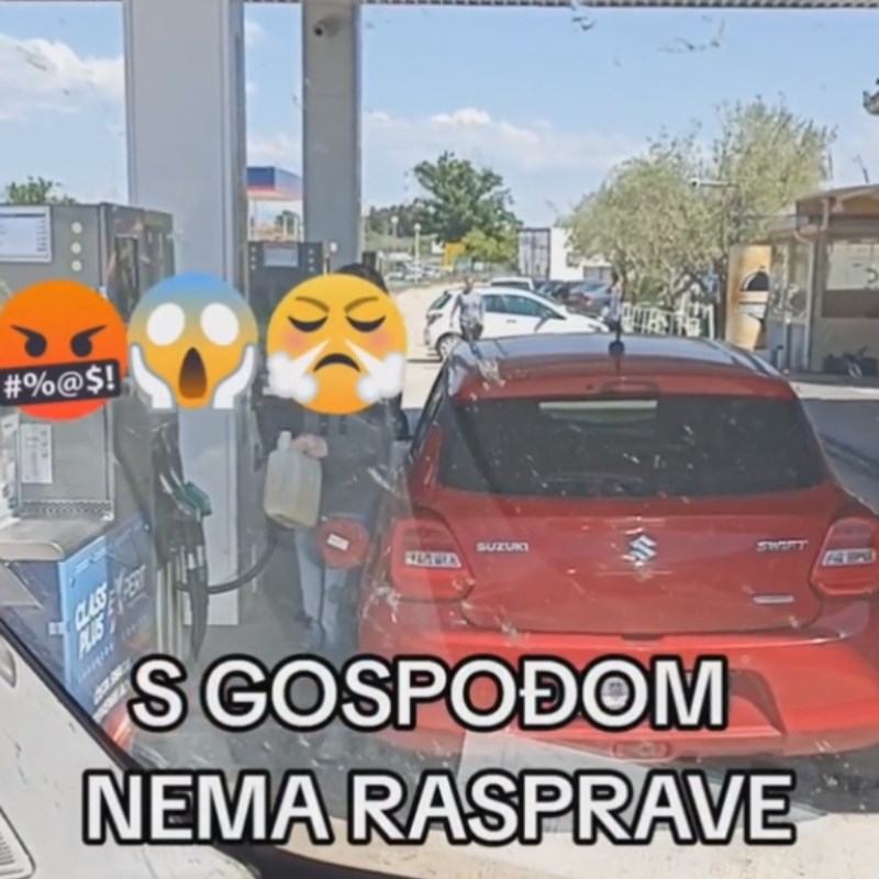VIDEO Zagrepčanina naljutio prizor na benzinskoj: "S gospođom nema rasprave"
