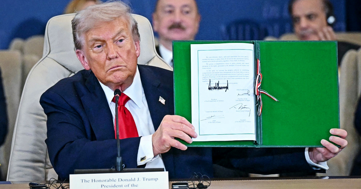 Trump potpisao sporazum o Gazi: "Prošlo je 3000 godina da dođe do ovoga"