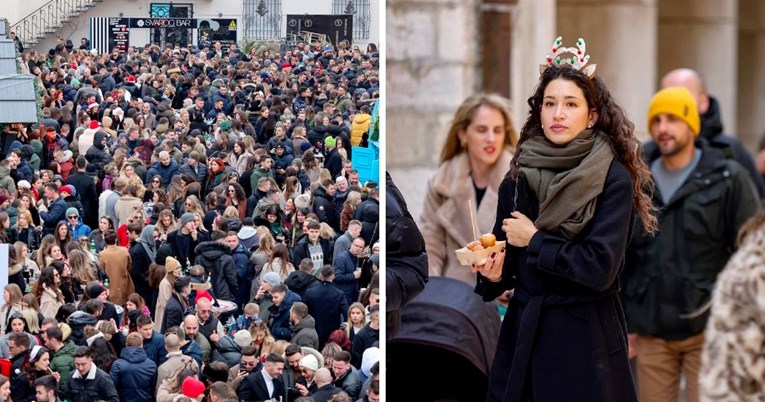 FOTO Zadar je krcat na Badnjak, pogledajte gužvu u centru grada