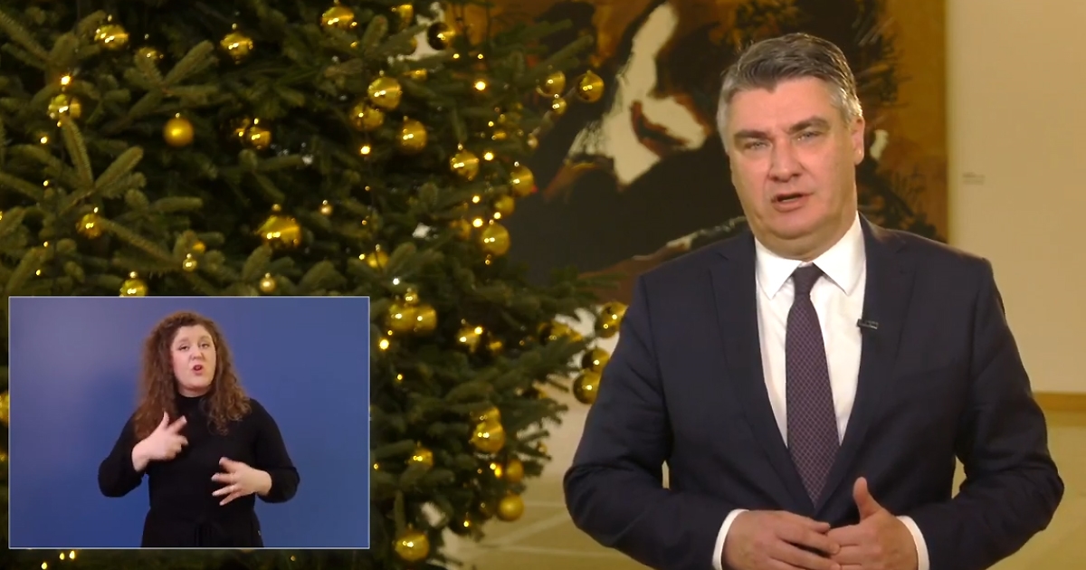 VIDEO Pogledajte Milanovićevu božićnu čestitku