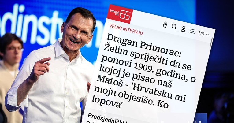 Je li Primorčev intervju u Večernjem zapravo plaćeni oglas? Gong traži provjere