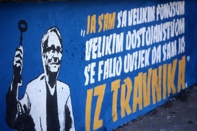 VIDEO U Travniku osvanuo mural u čast Ćiri Blaževiću