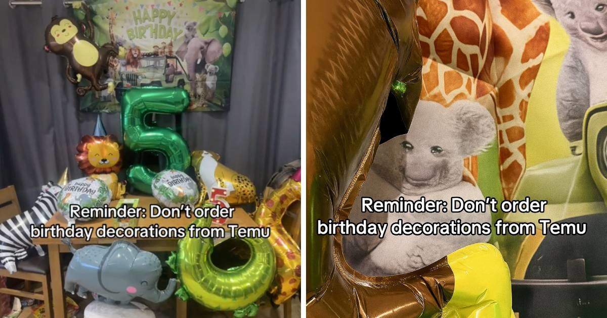 Naručila dječju rođendansku dekoraciju s Temua, ostala bez riječi kad ju je vidjela