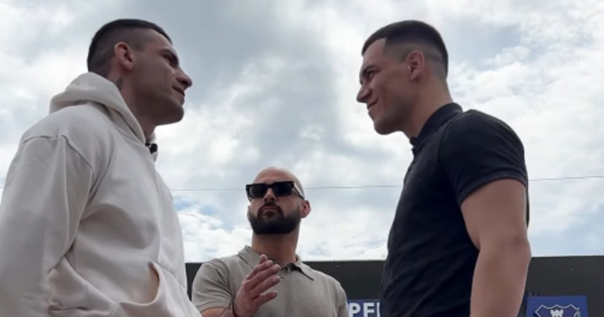 VIDEO Prvak FNC-a i srpska zvijezda odradili sučeljavanje uoči meča u Beogradu