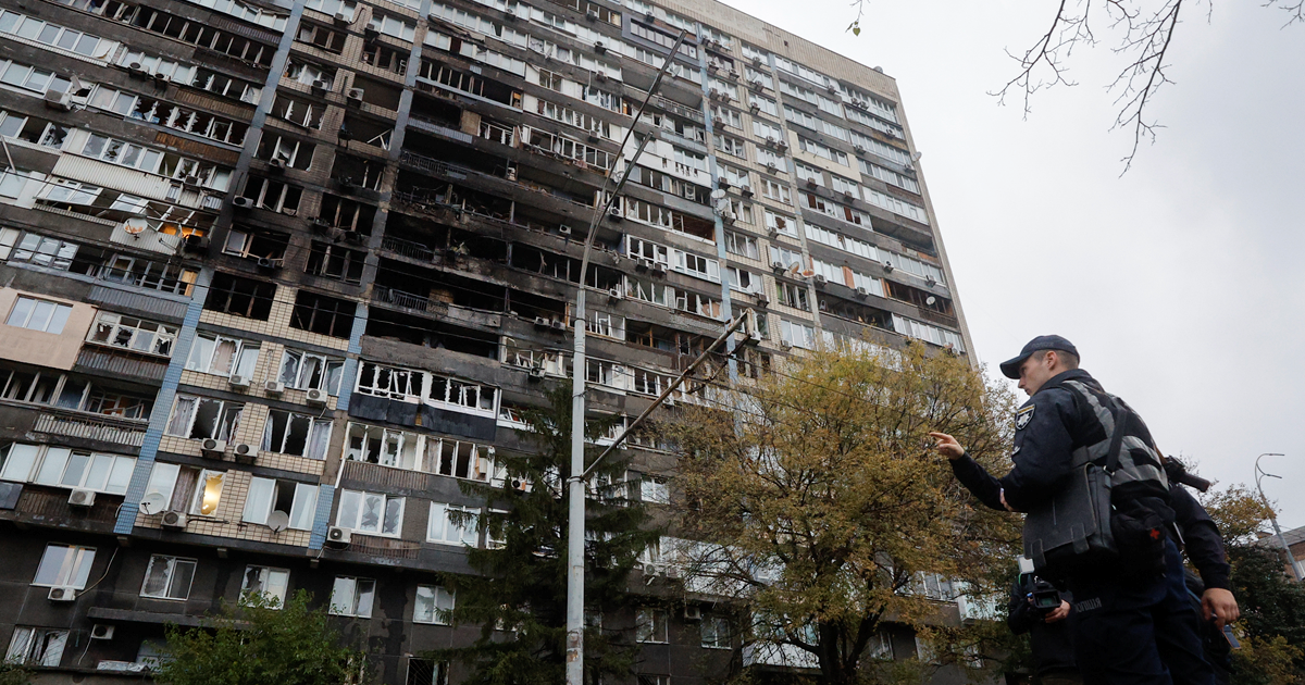 Nakon žestokog ruskog udara 800.000 Kijevljana bilo bez struje