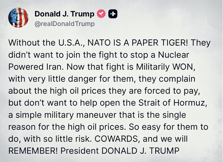 Trump podivljao na NATO: KUKAVICE, mi ćemo to ZAPAMTITI