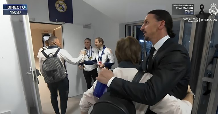 VIDEO Zagrljaj legendi. Ibrahimović je pozdravio Modrića