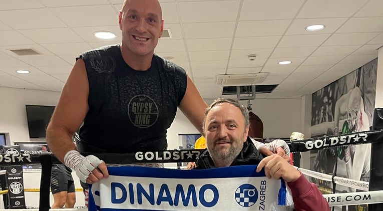 Tyson Fury se slikao s Dinamovim šalom