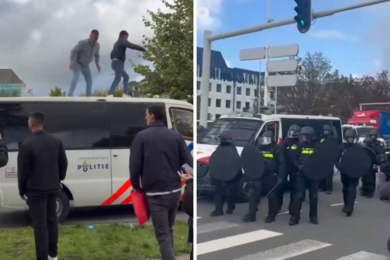 VIDEO Neredi u Haagu nakon presude Thaçiju